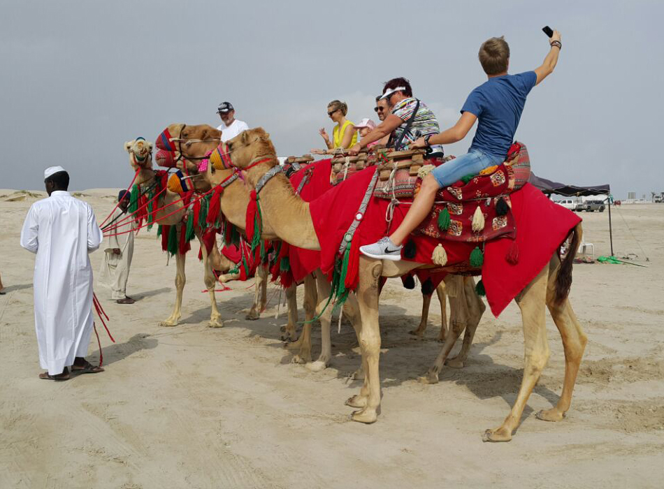 Camel Riding Sealine Beach Qatar