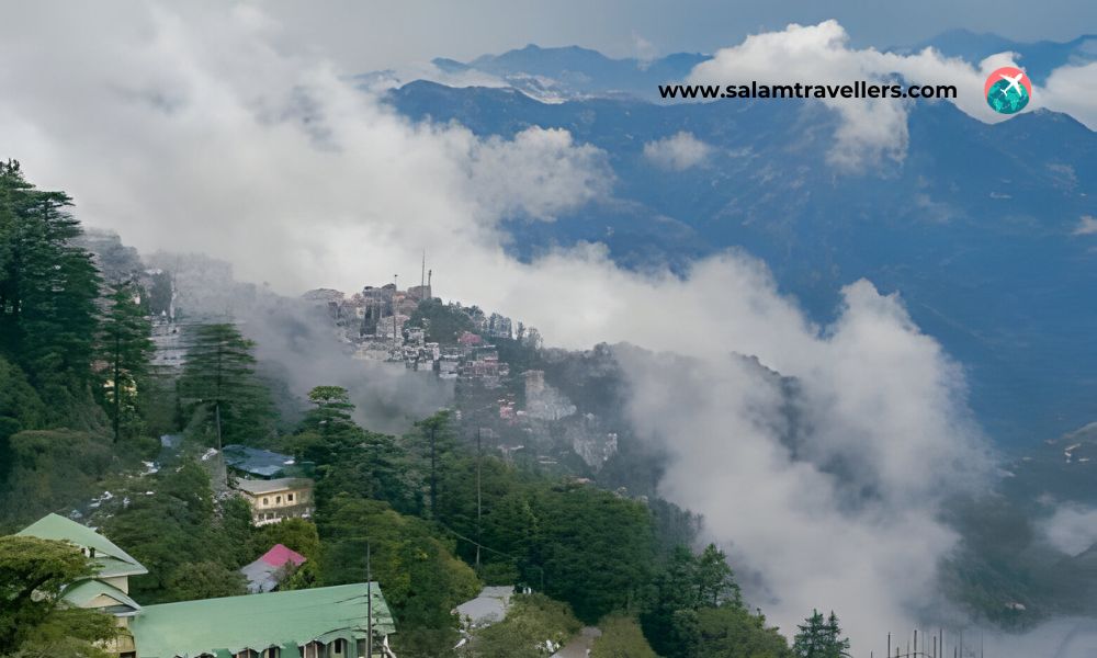 Clouds Kissing the Shimla town - Salam Travellers