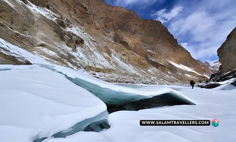 Natural Phenomenon on Zanskar River - Salam Travellers