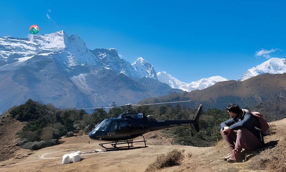 Rescue Helicopter - Everest Base Camp Trek - Salam Travellers