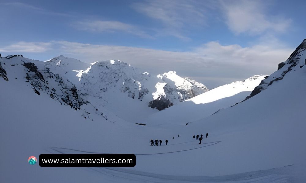 Trekkers on the Buran Ghati Pass - Salam Travellers